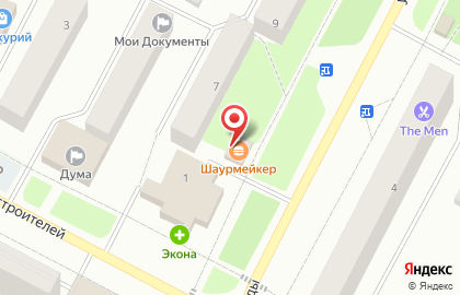 Subway в Ханты-Мансийске на карте