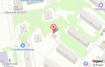 Мастерская камня Мегалит на улице 9 Пятилетки на карте