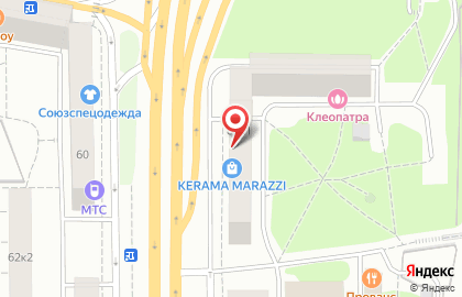 Салон плитки и сантехники Kerama Marazzi на метро Нахимовский проспект на карте