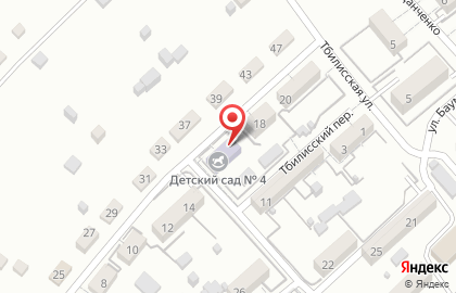 Детский сад №4 г.Калининград на карте