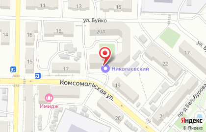 Микрокредитная компания Экспресс Финанс на улице Буйко Профессора на карте