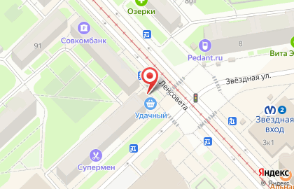 Магазин мясных продуктов Свежее мясо в Санкт-Петербурге на карте
