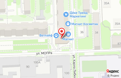 Универсальный магазин Fix Price на улице Карла Либкнехта на карте