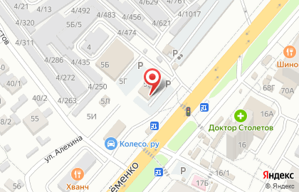 Автосервис в Волгограде на карте