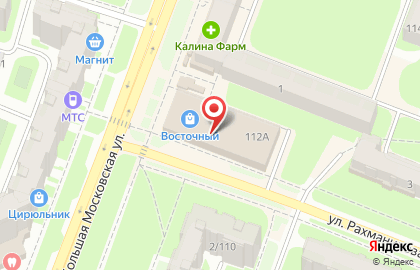 Юридическая фирма Антей+ на Большой Московской улице на карте