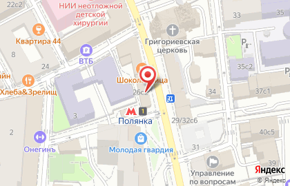 Hobby Games – Москва, у м. "Полянка" на карте