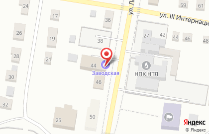 Гостиница Заводская на карте