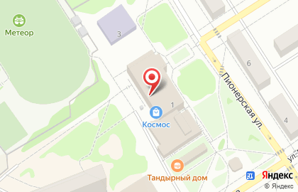 1C на улице Пионерская на карте