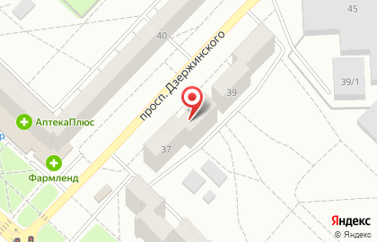 Салон-парикмахерская Леди на проспекте Дзержинского на карте