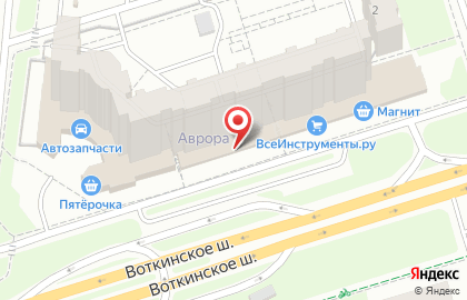Фирменный магазин Гамбринус на Воткинском шоссе на карте