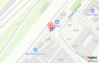 Транспортная компания Рейл Континент в Ярославском районе на карте