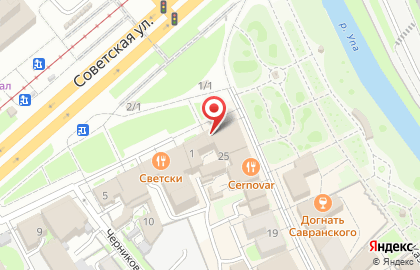 Гостиница Шерер на карте