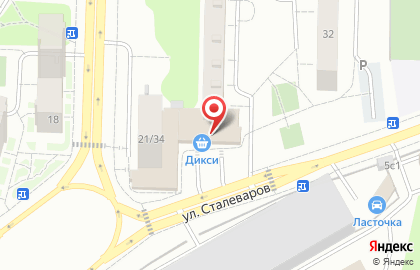 Супермаркет ДИКСИ на улице Молостовых, 19 к 1 на карте