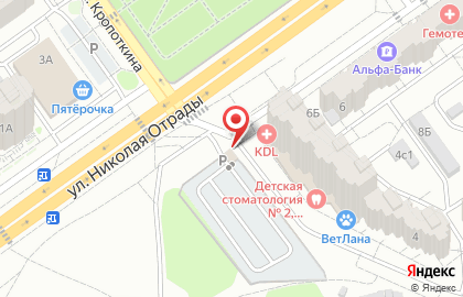 Автостоянка Немм на карте