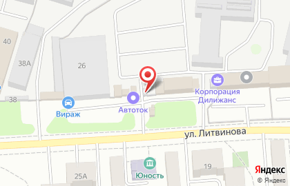Магазин аккумуляторов с доставкой Автоток в Октябрьском районе на карте