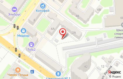 ДЭНАС-центр на проспекте Ленина на карте