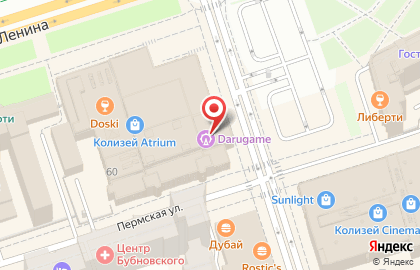 Магазин NL International в Ленинском районе на карте