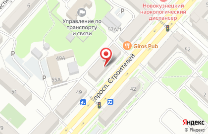 Фирменный магазин Крюгер на проспекте Строителей на карте