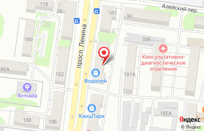 Магазин сантехники Водолей на проспекте Ленина на карте