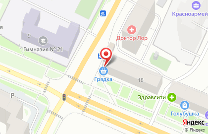 Народный ресторан Грядка на проспекте Ломоносова на карте