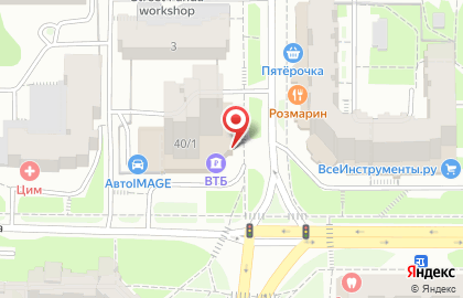 Банк ВТБ на проспекте Максима Горького на карте