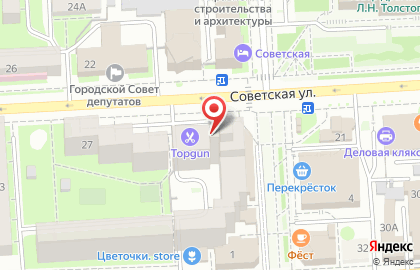 Магазин детских товаров Вырастайка в Советском районе на карте