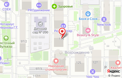Возрождение, ТСЖ на карте