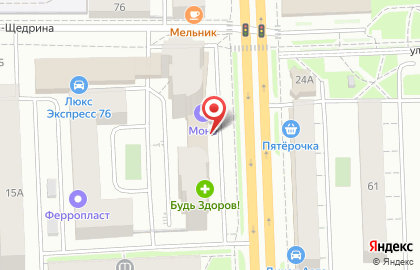 Туроператор Наш Век в Кировском районе на карте