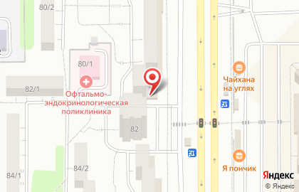 Магазин Продукты в Правобережном районе на карте