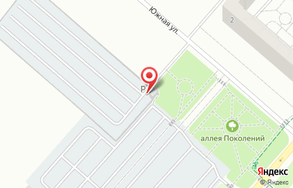 Автомойка Южная на Южной улице на карте