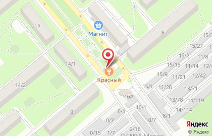 Бар-магазин Точка в Советском районе на карте