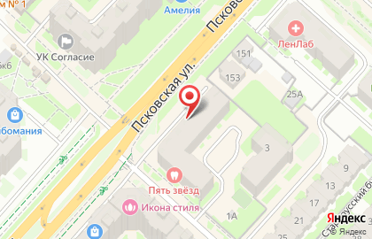 Магазин товаров для салонов красоты Цирюльник в Великом Новгороде на карте