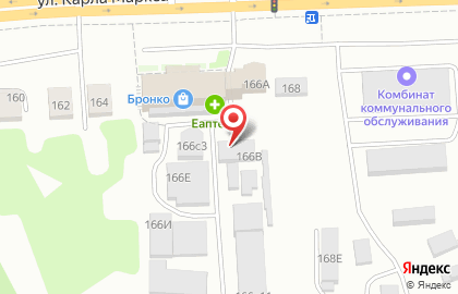 Транспортно-экспедиторская компания Транс Трек-ДВ на улице Карла Маркса на карте