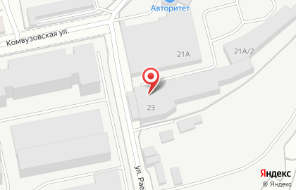 Производственно-торговая компания Марлен на улице Раевского на карте