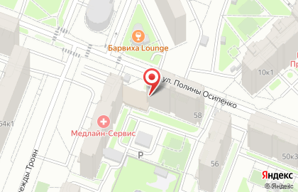 Мини-маркет EUROSPAR Express на Хорошёвском шоссе на карте