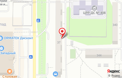 Проспект на улице Ворошилова на карте