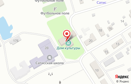 Сатисская поселковая библиотека на карте