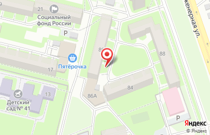 Себор на Инженерной улице на карте