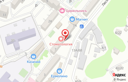 Служба экспресс-доставки Сдэк на Лесной на карте