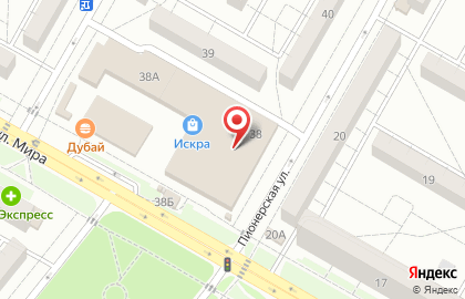 Свадебный салон Мечта на Пионерской улице на карте