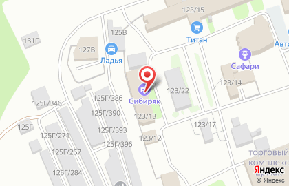 Гостиница-хостел Сибиряк на карте
