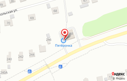Универсам Пятёрочка на улице Ленина, 248 на карте
