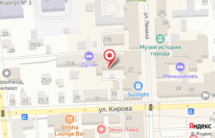 Сувенирная компания Алиса в Советском районе на карте