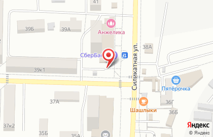 Киоск по продаже печатной продукции, г. Мытищи на Силикатной улице на карте