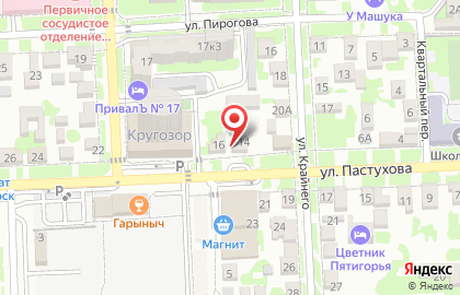 Косметологический кабинет на улице Пастухова на карте