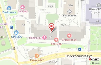 Любимчик в Новогиреево на карте