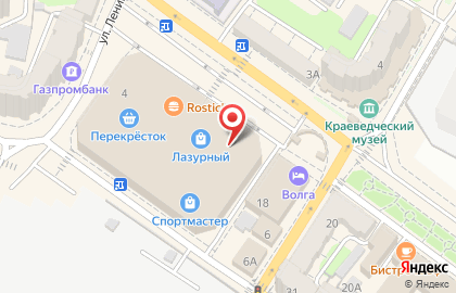 Магазин детских товаров Детский мир на улице Ленина на карте