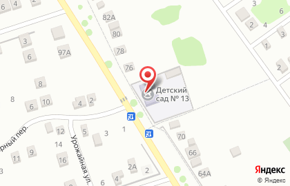 МБДОУ детский сад № 13 Муниципального образования Тимашевский район на карте