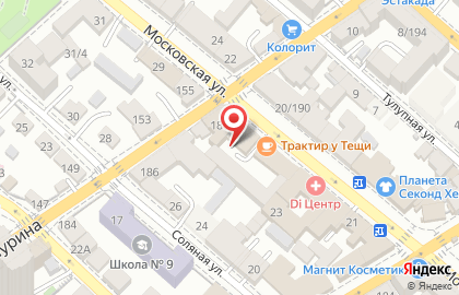 Шёлк на Московской улице на карте