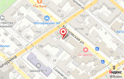 Декор-центр на Московской улице на карте